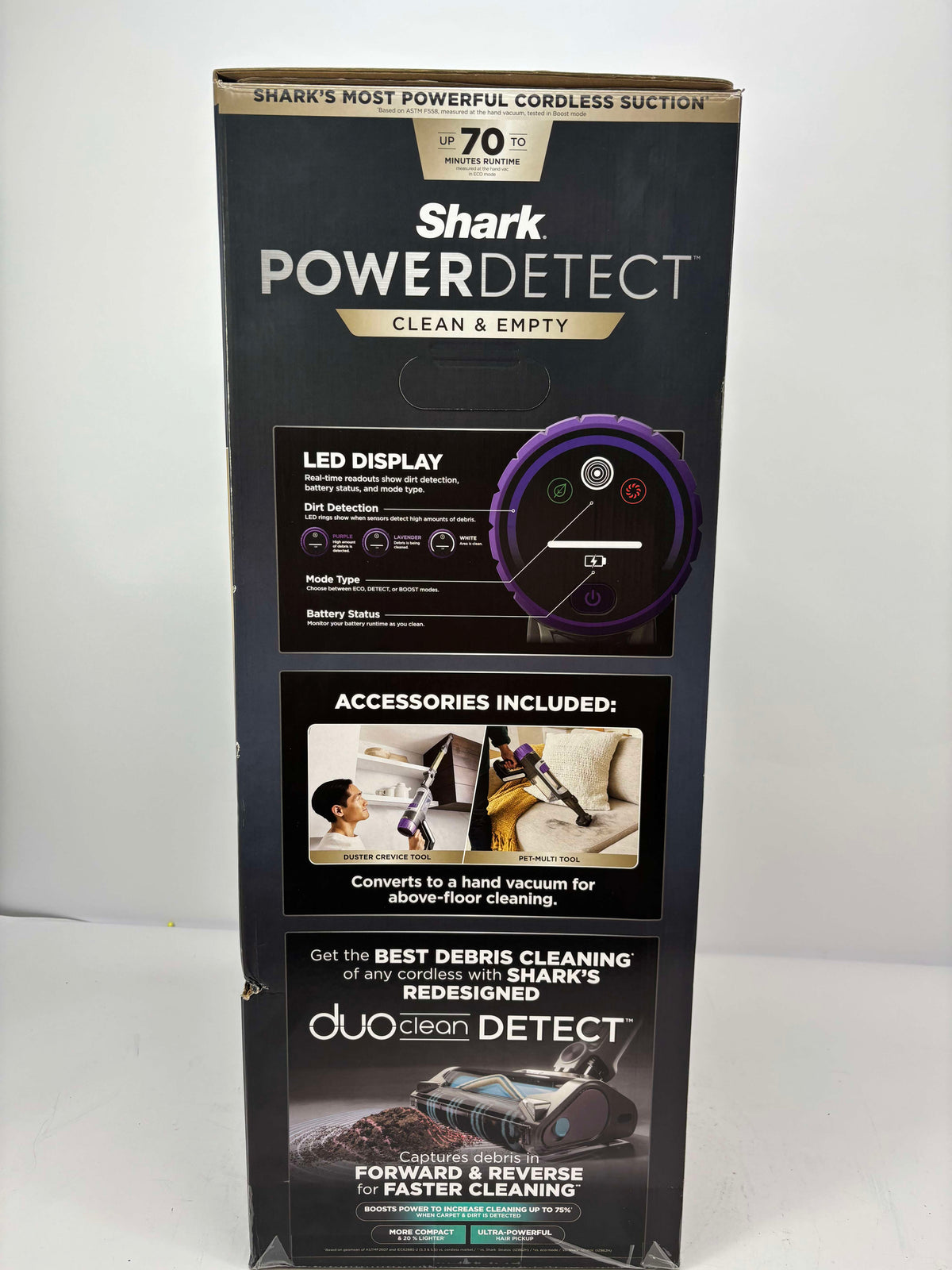 New Shark Cordless PowerDetect Clean & Empty System Stick Vacuum IP3251