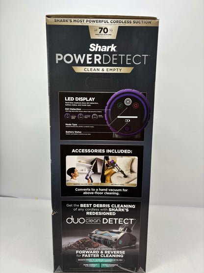 New Shark Cordless PowerDetect Clean & Empty System Stick Vacuum IP3251
