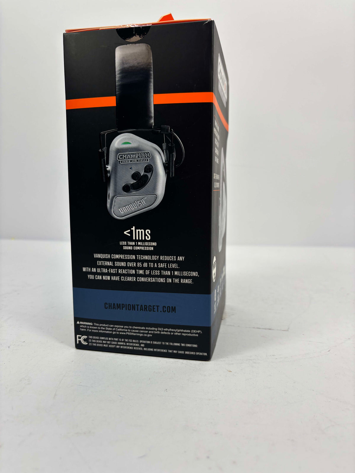 New Champion Vanquish Pro Electronic Hearing Protection Ear Muffs NRR 21 Gray 