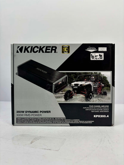 New
Kicker KPX300.4 Full-Range 4-Channel Compact Amplifier