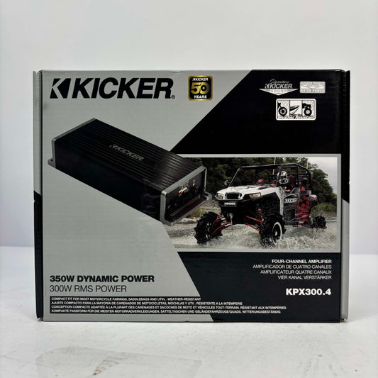 New
Kicker KPX300.4 Full-Range 4-Channel Compact Amplifier