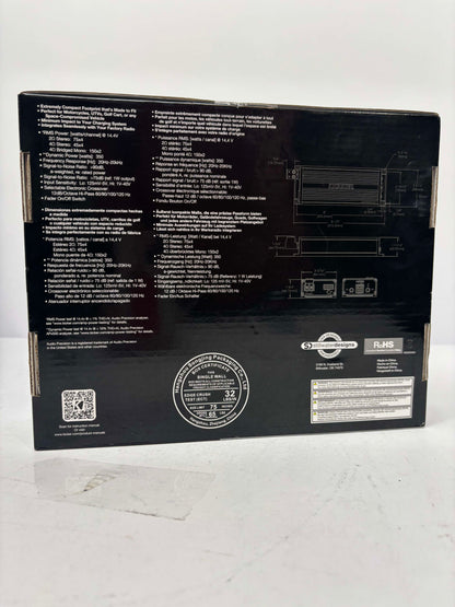 New
Kicker KPX300.4 Full-Range 4-Channel Compact Amplifier