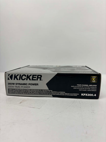 New
Kicker KPX300.4 Full-Range 4-Channel Compact Amplifier