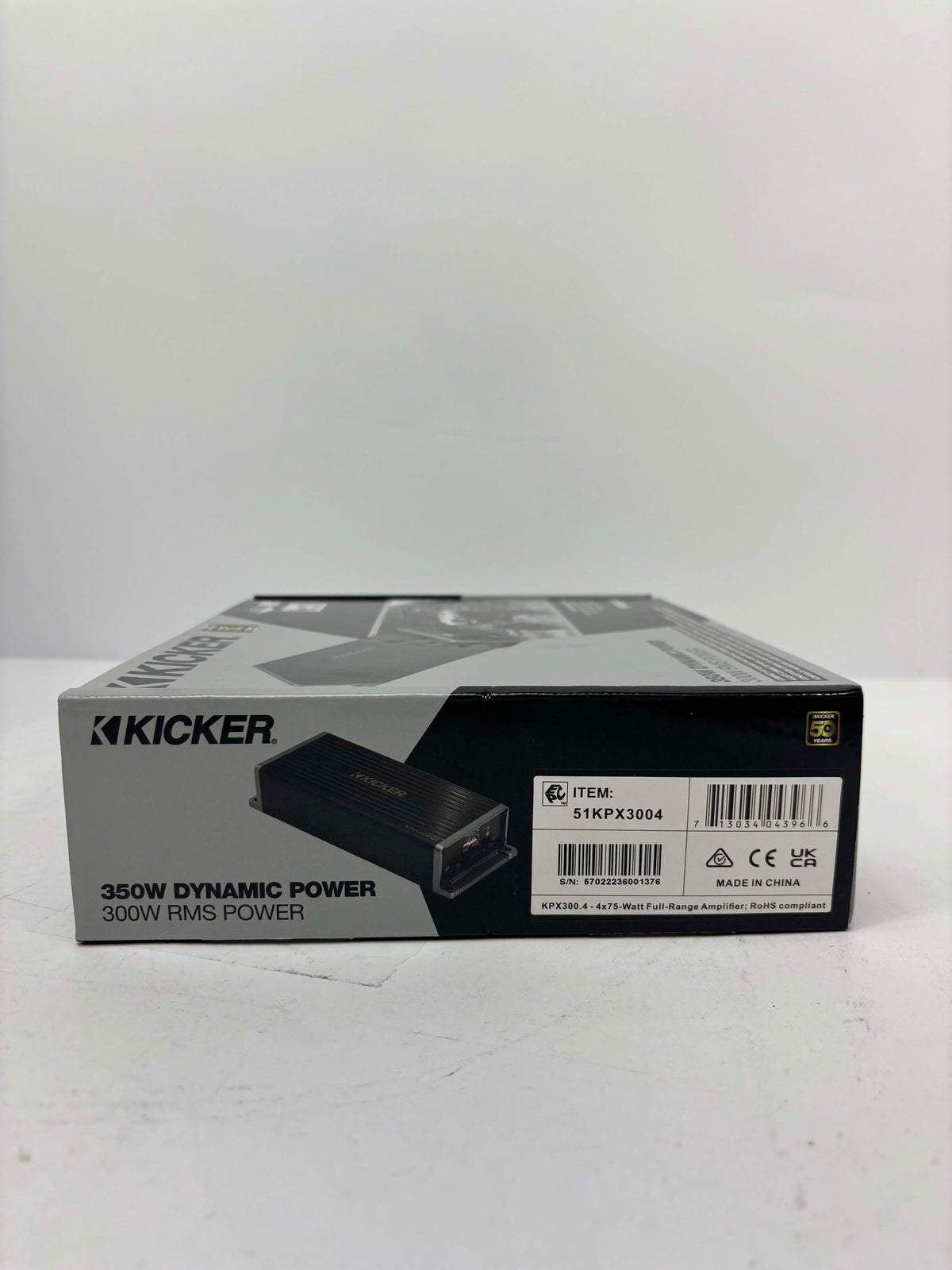 New
Kicker KPX300.4 Full-Range 4-Channel Compact Amplifier