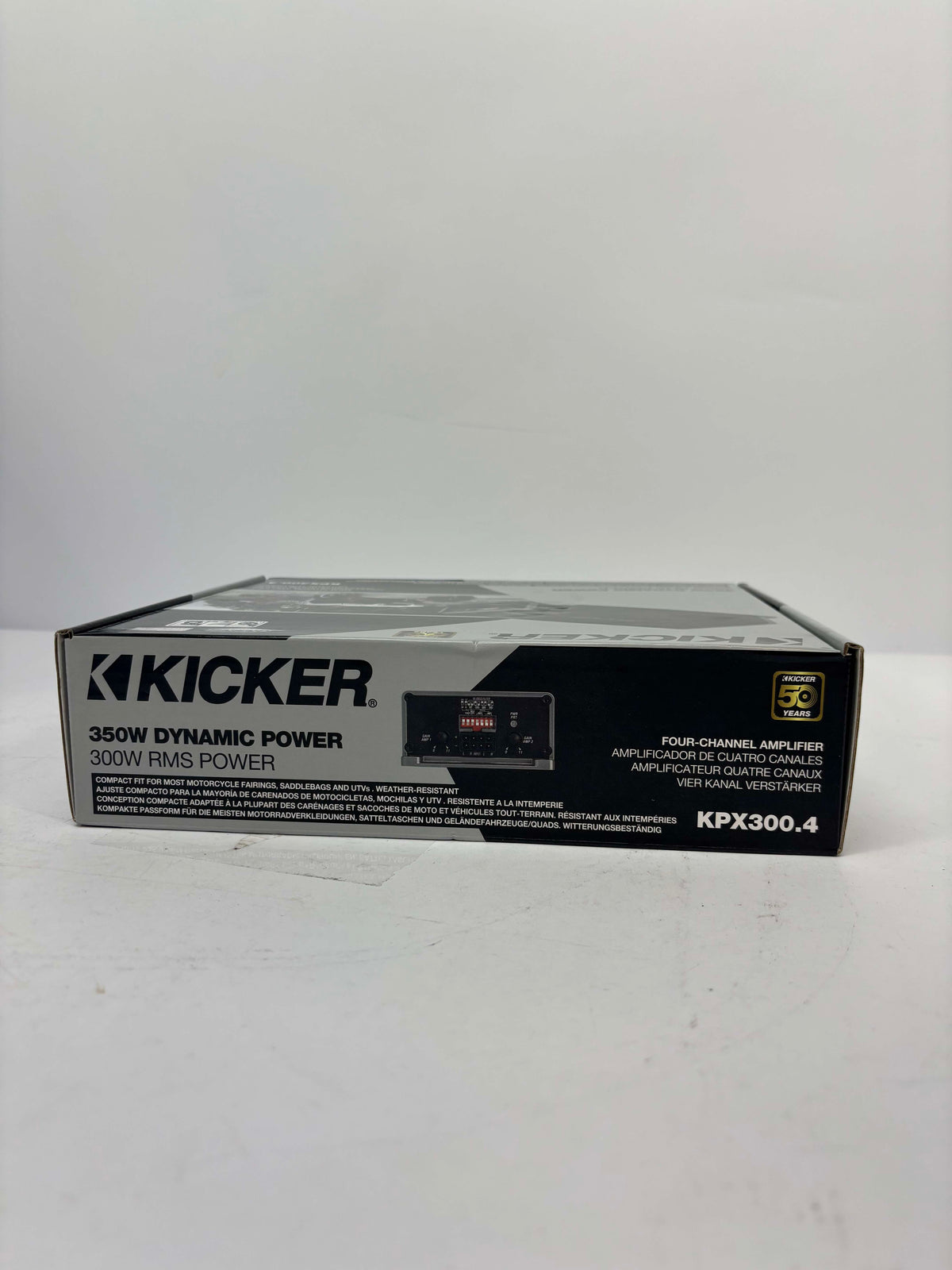 New
Kicker KPX300.4 Full-Range 4-Channel Compact Amplifier