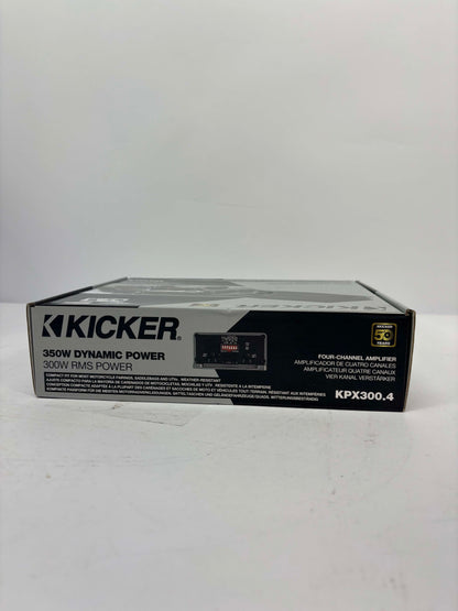 New
Kicker KPX300.4 Full-Range 4-Channel Compact Amplifier