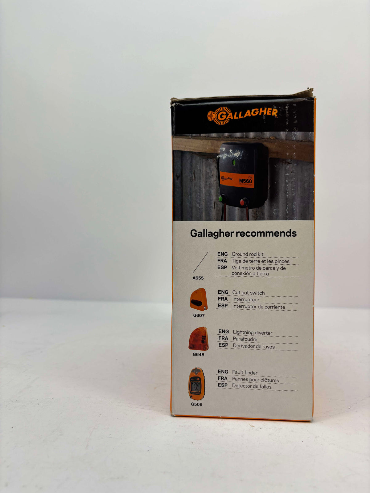 New Gallagher M560 Fence Energizer 75 Mile 400 Acre 110V 5.6J