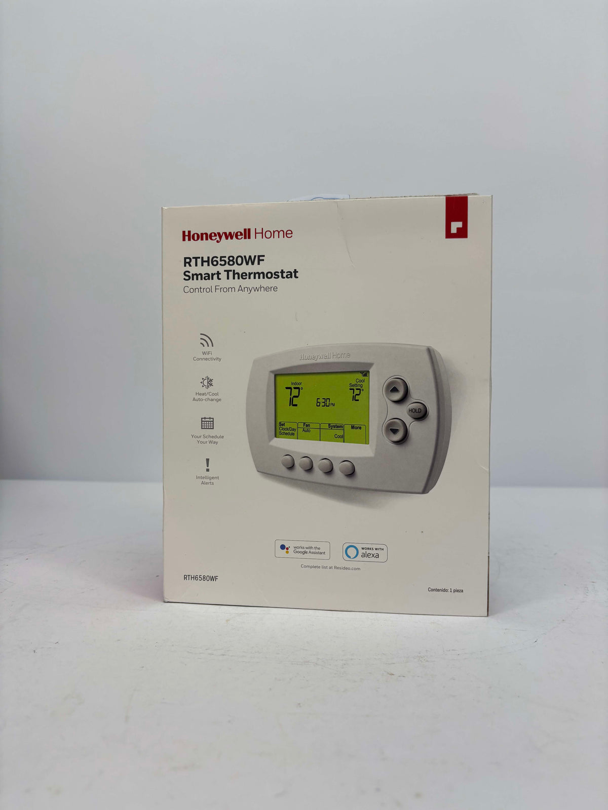 New Honeywell Wi-Fi Programmable Thermostat White RTH6580WF