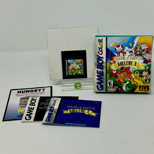 Game and Watch Gallery 3  (Nintendo GameBoy Color,  1999)