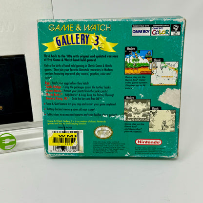 Game and Watch Gallery 3  (Nintendo GameBoy Color,  1999)