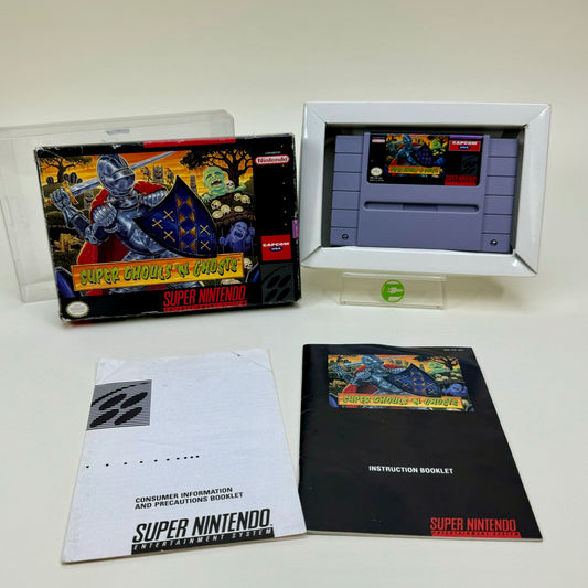 Super Ghouls 'N Ghosts (Super Nintendo SNES, 1991) CIB