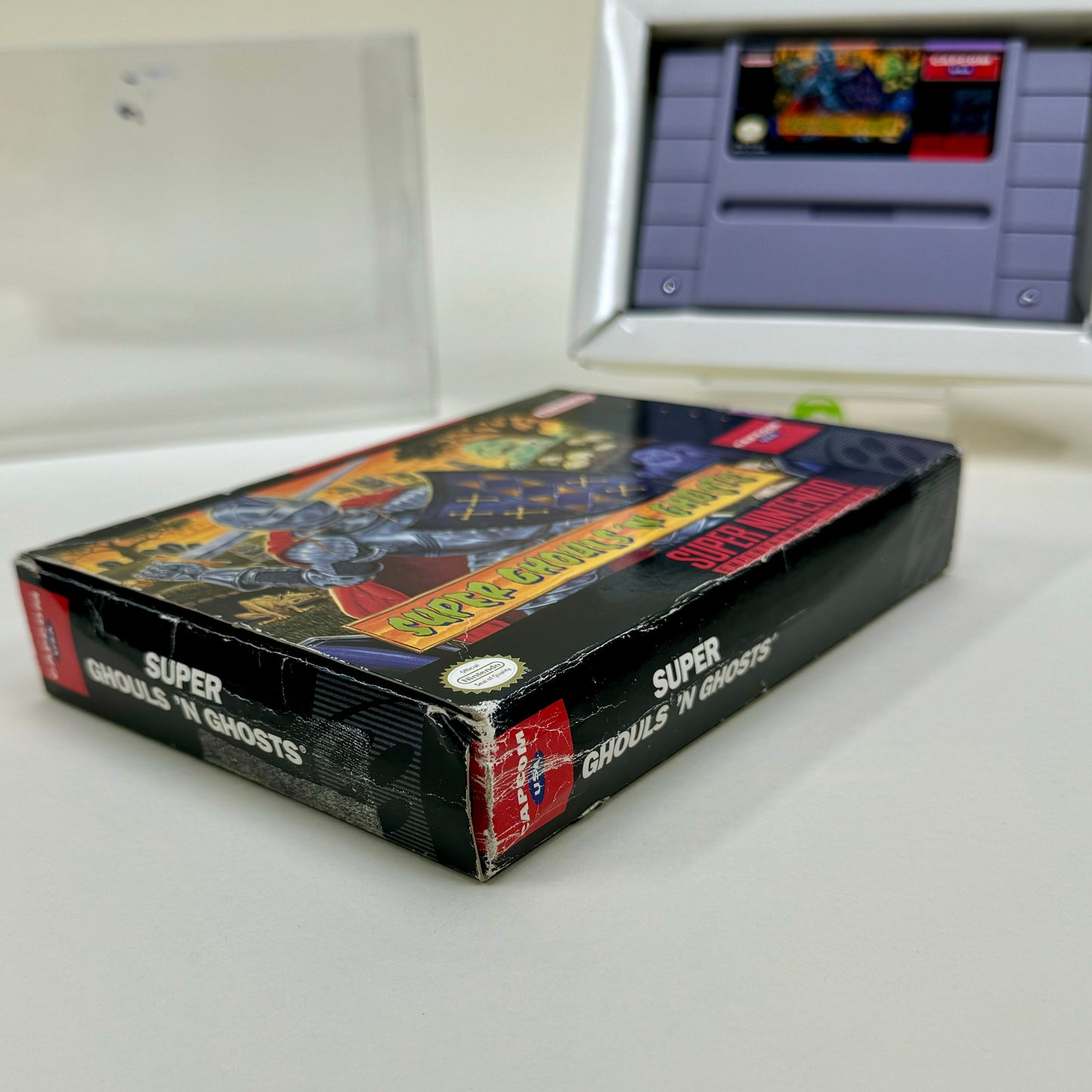 Super Ghouls 'N Ghosts (Super Nintendo SNES, 1991) CIB