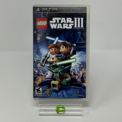 LEGO Star Wars III: The Clone Wars  (Sony PlayStation Portable PSP,  2011)