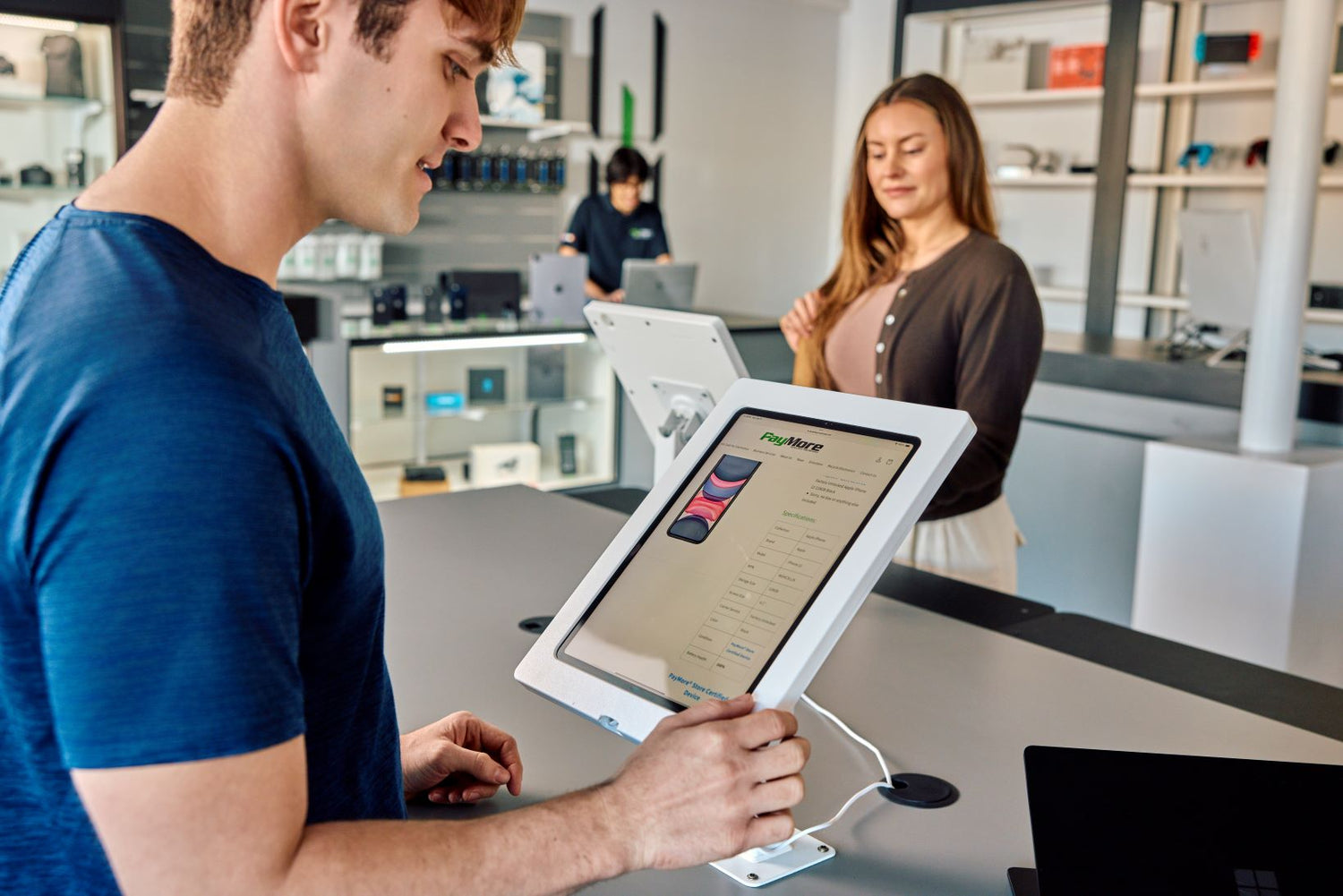 customers shopping in paymore