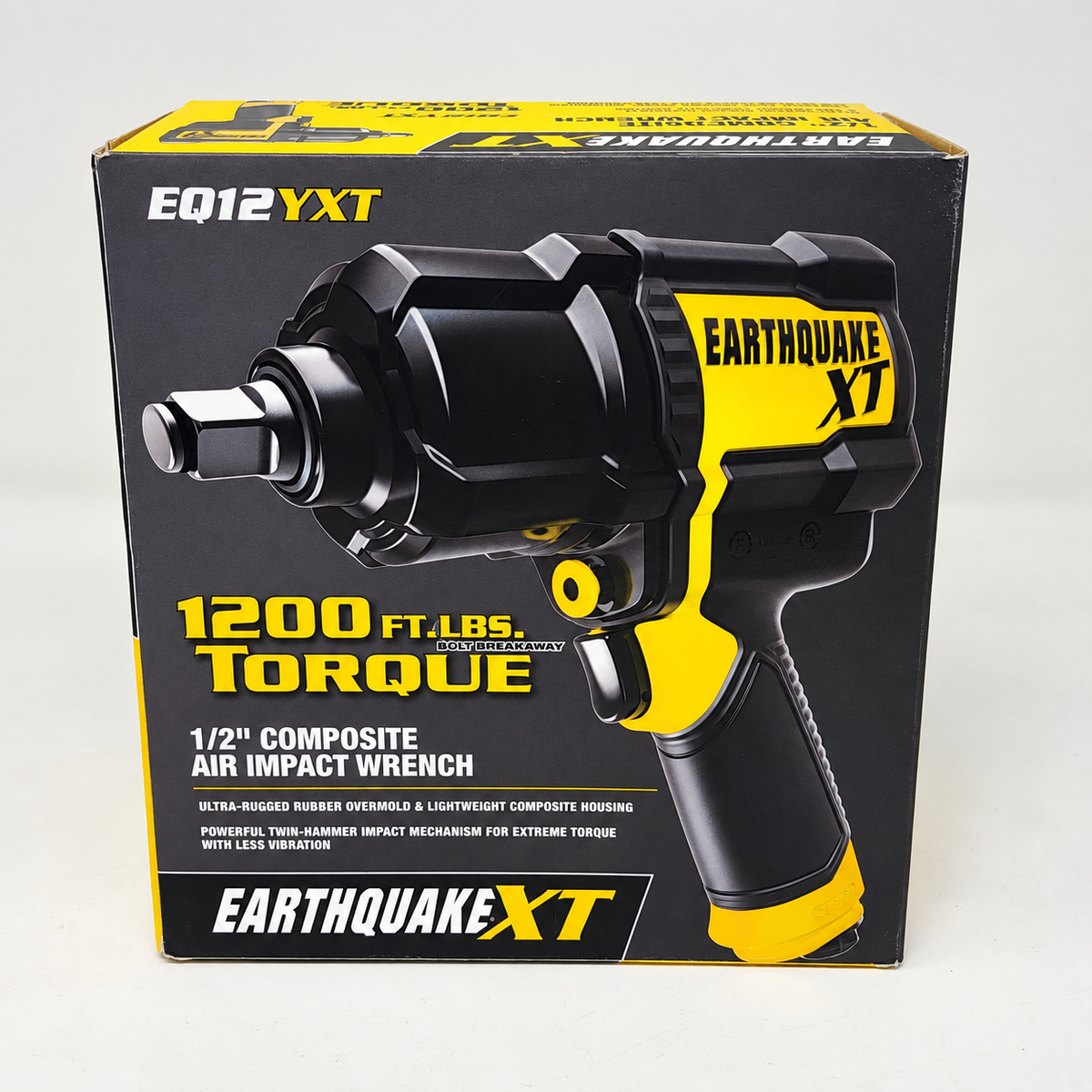 New Earthquake XT 1/2 In Composite Air Impact Wrench EQ12YXT